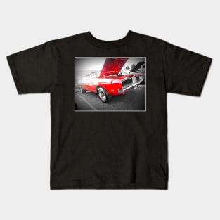 1969 Dodge Red Devil Charger Kids T-Shirt